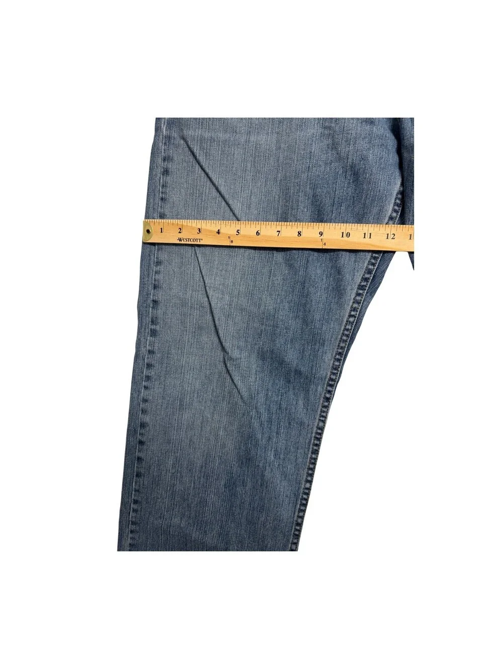 Levis 569 Loose Straight Mens Jeans W34 L34 Medium Wash Pre-Owned
